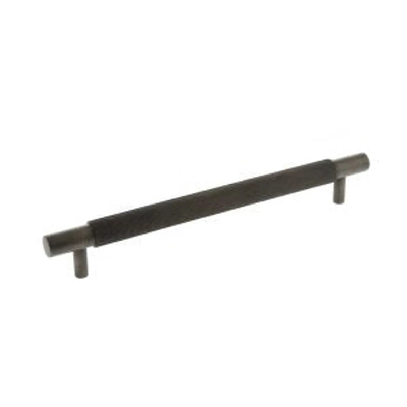 Atlantic Millhouse Brass Thomson Knurled Cabinet Pull Handle 225mm CTC x 20mm - Urban Bronze