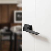 Atlantic Oro & Oro Ace Lever Door Handle on Square Rose - Matt Black