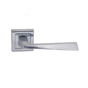 Atlantic STATUS California Lever Door Handle on Square Rose - Satin Chrome