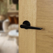 Atlantic Tupai Rapido 5S Line Torrao Lever Door Handle on 5mm Slimline Round Rose - Bright Polished Chrome