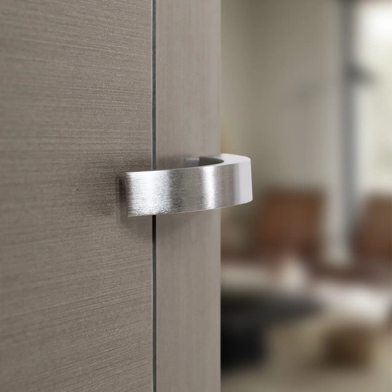 Atlantic Tupai Rapido RetaLine Sabrosa Lever Door Handle on Long Rose - (Without Decorative Plate) - Satin Chrome