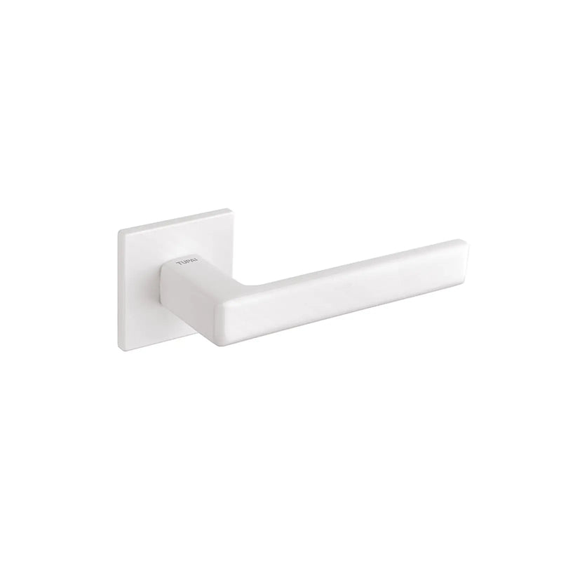 Atlantic Tupai Rapido 5S Line Portel Lever Door Handle on 5mm Slimline Square Rose - White