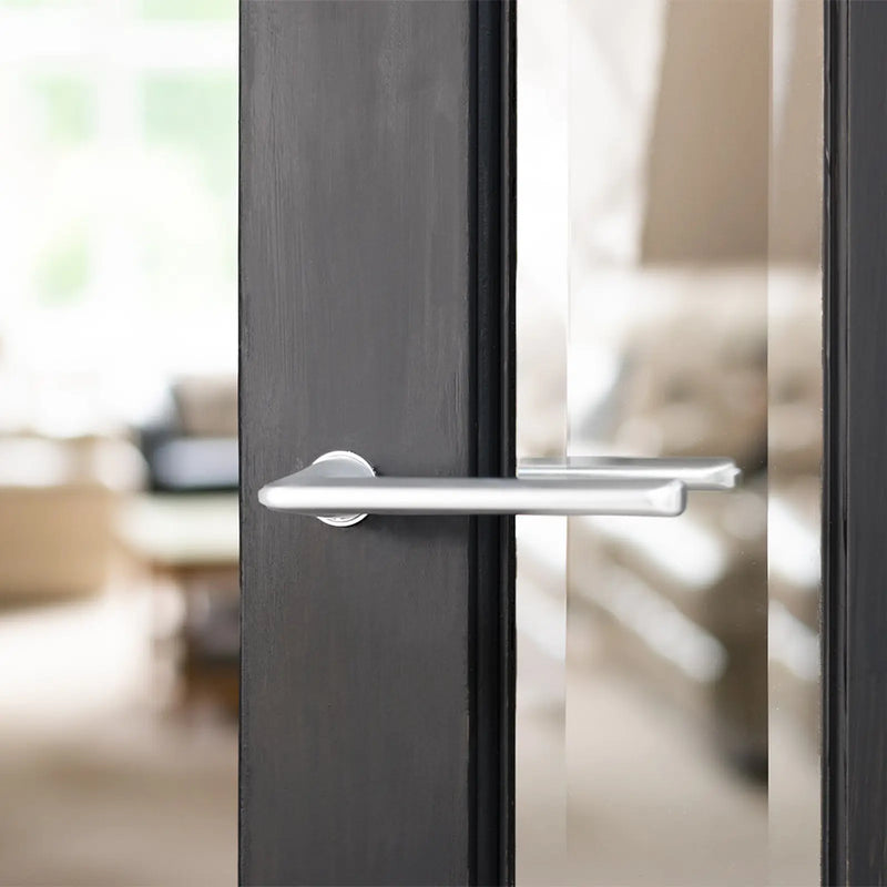 Atlantic Tupai Rapido RetaLine Tavira Lever Door Handle on Concealed Round Rose - Bright Polished Chrome