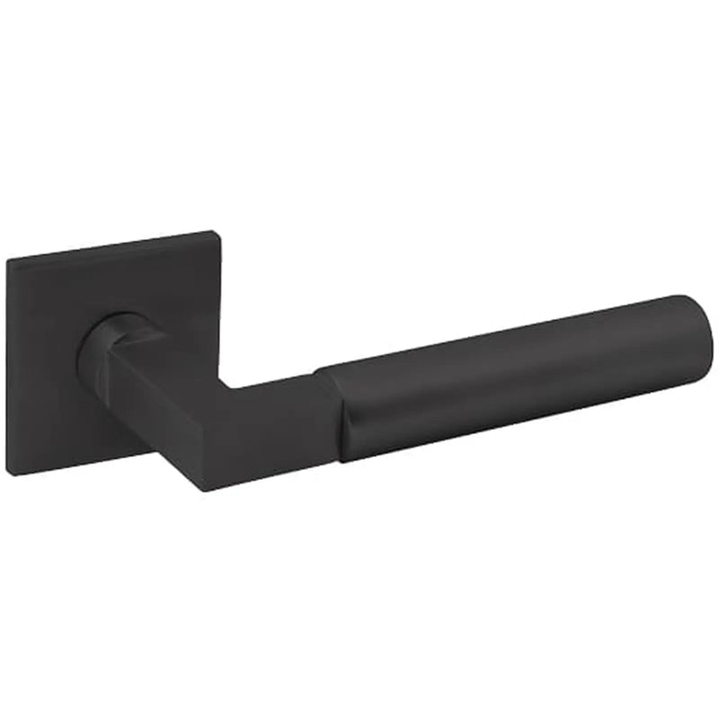 Atlantic Tupai Rapido 5S Covas Lever Door Handle on 5mm Slimline Square Rose - Pearl Black