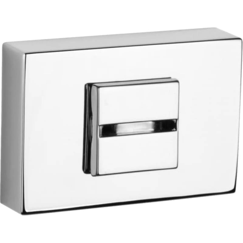 Atlantic Tupai Rapido RetaLine/VersaLine WC Turn on Long Rose (bolt through fixing only) - Bright Polished Chrome