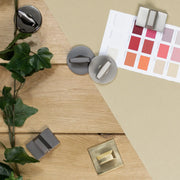 Atlantic Tupai Rapido 5S Line WC Turn on 5mm Slimline Round Rose (bolt through fixing only) - Bright Polished Chrome