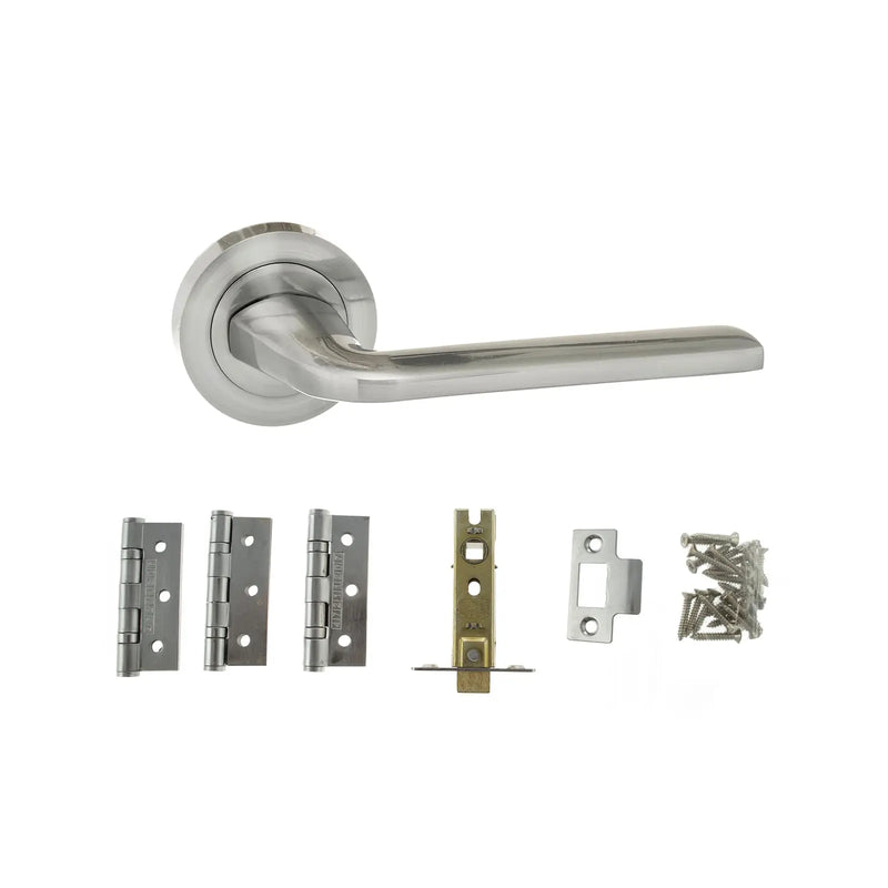 Atlantic Surf Door Pack Bundle (3" Latch, 3"x2" Hingesx3)