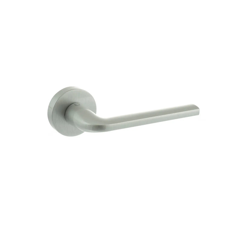 Atlantic CleanTouch Anti-Bac Forme Milly Lever Door Handle on Minimal Round Rose