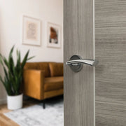 Atlantic Eco Wave Door Handle Pack (Latch Set - 3" CE Latch, 4" Fire Rated Hinges x3)