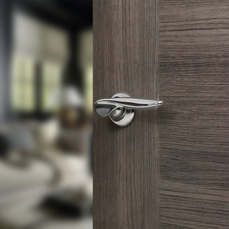Atlantic Mediterranean Malta Lever Door Handle on Round "C" Rose
