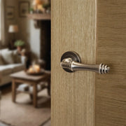 Atlantic Old English Durham Door Handle Pack (3 Lever Lock Set - 2.5" CE Sashlock, 4" Fire Rated Hinges x3)