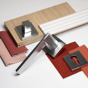 Atlantic Oro & Oro Euro Escutcheons on Square Rose