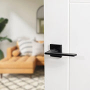 Atlantic Oro & Oro Sienna Lever Door Handle on Square Rose