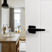 Atlantic Oro & Oro Skywalker Lever Door Handle on Square Rose