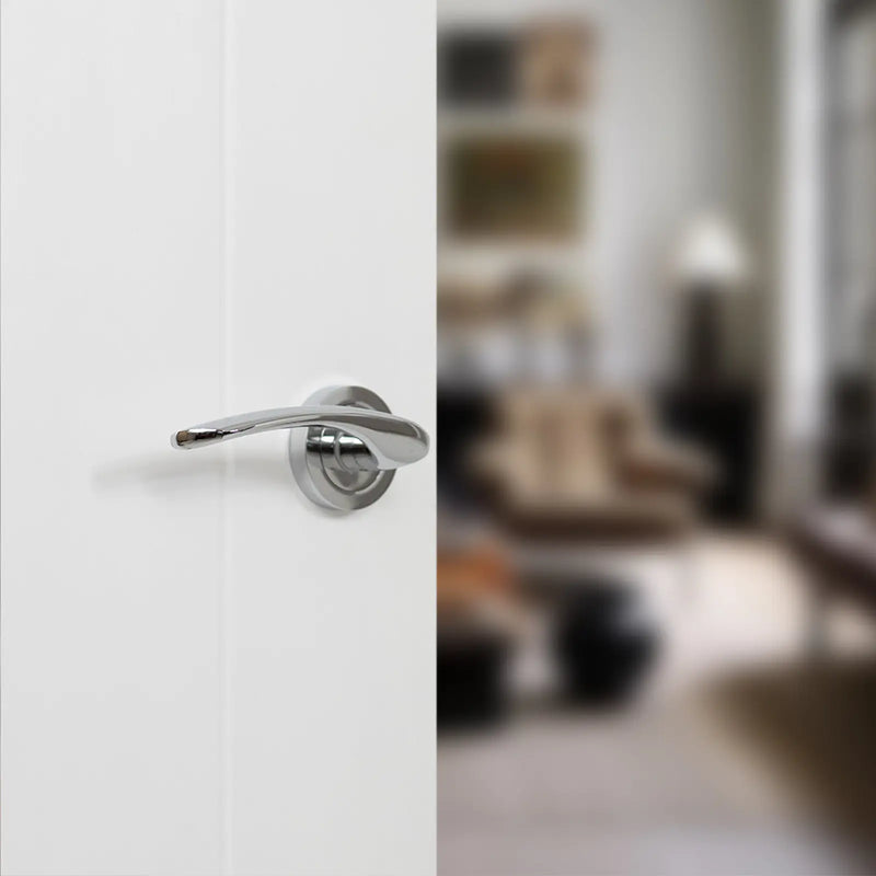 Atlantic STATUS Arizona Lever Door Handle on Round Rose