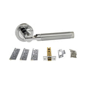 Atlantic STATUS Dakota Door Handle Pack (Latch Set - 3" CE Latch, 3" Fire Rated Hinges x3)
