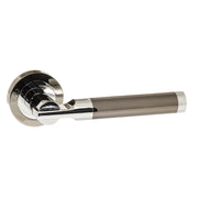 Atlantic STATUS Dakota Lever Door Handle on Round Rose