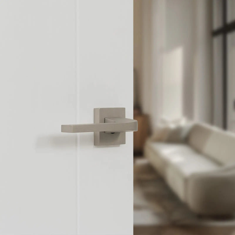 Atlantic Tupai Rapido CurvaLine Valbona Lever Door Handle on Square Rose