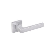 Atlantic Tupai Rapido QuadraLine Rillo Lever Door Handle on Square Rose