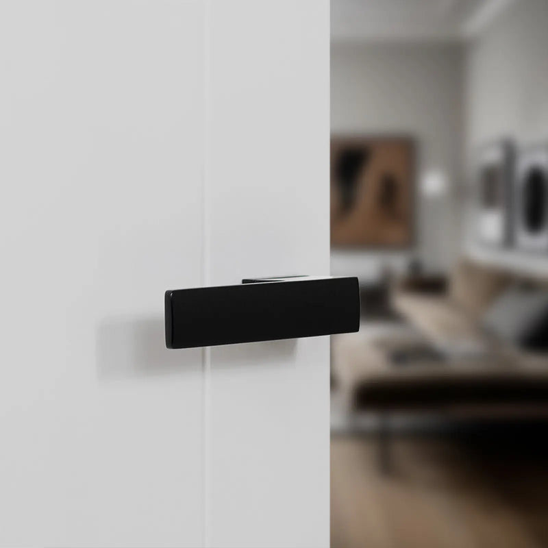 Atlantic Tupai Rapido RetaLine Cartelle Lever Door Handle on Long Rose - (Without Decorative Plate)