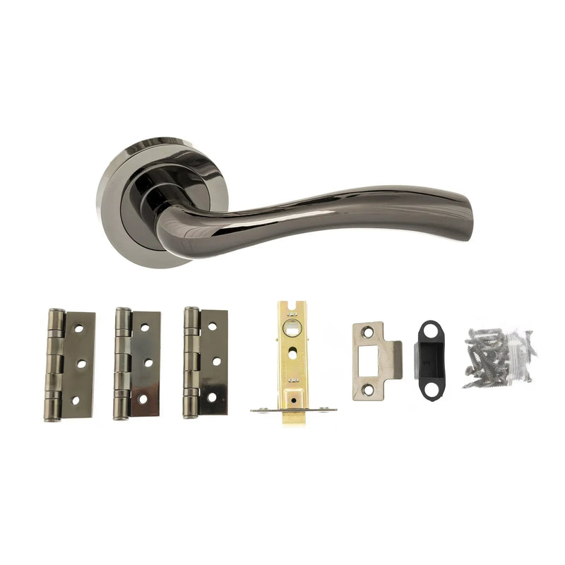 Atlantic Texas Door Pack Bundle (2.5" Latch, 3"x2" Hingesx3)
