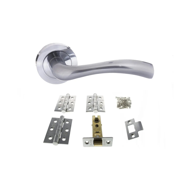 Atlantic Texas Door Pack Bundle (3" Latch + 3"x2" Hingesx3)