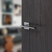 Atlantic Forme Boston Lever Door Handle on Minimal Square Rose