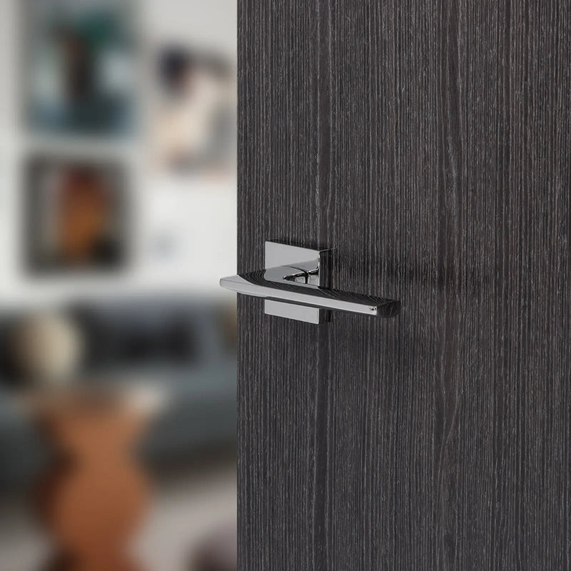 Atlantic Forme Boston Lever Door Handle on Minimal Square Rose
