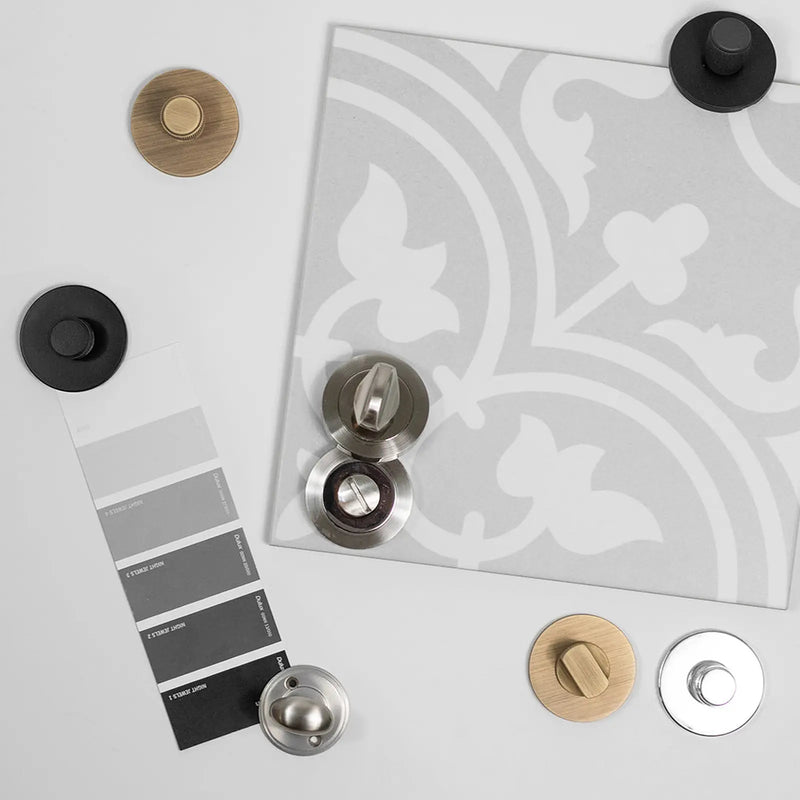 Atlantic Millhouse Brass WC turn on Round Rose
