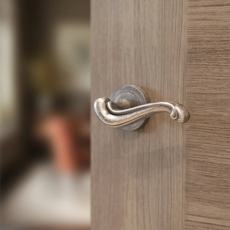 Atlantic Old English Colchester Door Handle Pack (Euro Lock Set - 2.5" CE Sashlock, 4" Slim Knuckle Hinges x2)