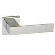 Atlantic Senza Pari Panetti Lever Door Handle on Flush Square Rose