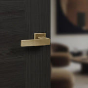 Atlantic Senza Pari Panetti Lever Door Handle on Flush Square Rose