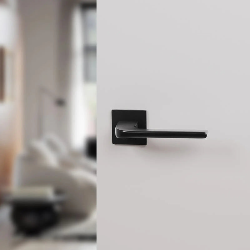 Atlantic Tupai Rapido 5S Line Canha Lever Door Handle on 5mm Slimline Square Rose