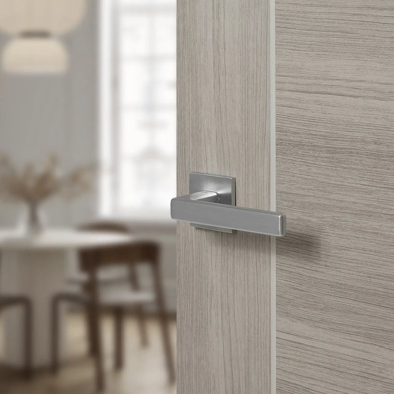 Atlantic Tupai Rapido 5S Line Portel Lever Door Handle on 5mm Slimline Square Rose