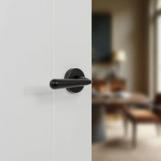 Atlantic Tupai Rapido CurvaLine Adra Lever Door Handle on Round Rose