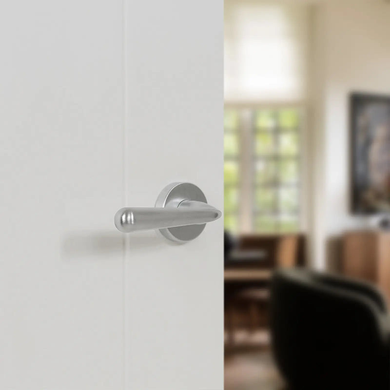 Atlantic Tupai Rapido CurvaLine Adra Lever Door Handle on Round Rose