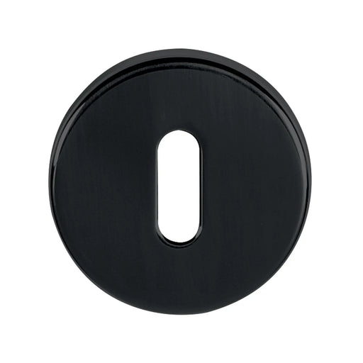 Atlantic Tupai Rapido CurvaLine Key Escutcheons on Round Rose