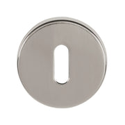 Atlantic Tupai Rapido CurvaLine Key Escutcheons on Round Rose