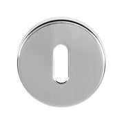 Atlantic Tupai Rapido CurvaLine Key Escutcheons on Round Rose