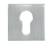 Atlantic Tupai Rapido Curva/QuadraLine Euro Escutcheons on Square Rose