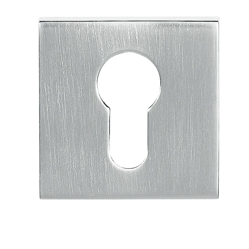 Atlantic Tupai Rapido Curva/QuadraLine Euro Escutcheons on Square Rose