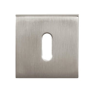 Atlantic Tupai Rapido Curva/QuadraLine Key Escutcheons on Square Rose