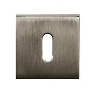 Atlantic Tupai Rapido Curva/QuadraLine Key Escutcheons on Square Rose