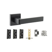 Atlantic Montana Door Pack Bundle (2.5" Latch, 3"x2" Hingesx3)