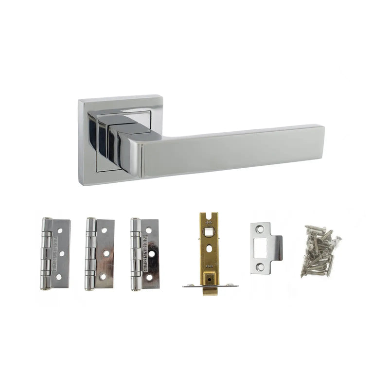 Atlantic Montana Door Pack Bundle (3" Latch + 3"x2" Hingesx3)