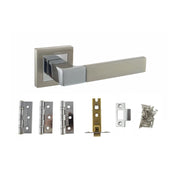 Atlantic Montana Door Pack Bundle (3" Latch + 3"x2" Hingesx3)