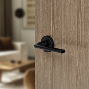 Atlantic Forme Milly Lever Door Handle on Minimal Round Rose