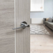Atlantic Senza Pari Laviano Lever Door Handle on Minimal Round Rose