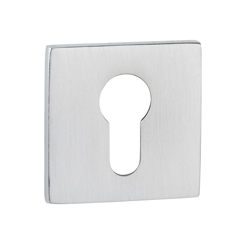 Atlantic Tupai Rapido 5S Line Euro Escutcheons on 5mm Slimline Square Rose