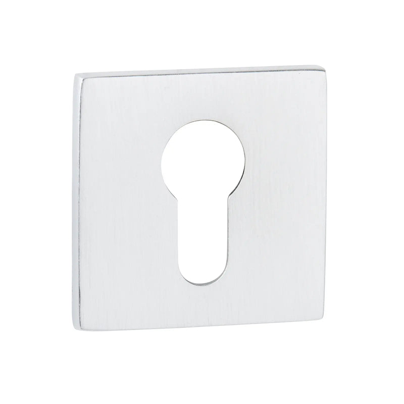 Atlantic Tupai Rapido 5S Line Euro Escutcheons on 5mm Slimline Square Rose
